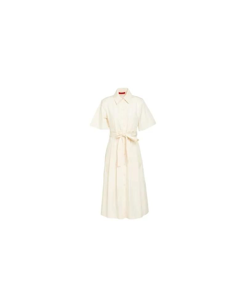 MAX&Co. ZEPPA  - KLEIDER - Midi-Kleiderauf YOOX.COM Cremeweiß