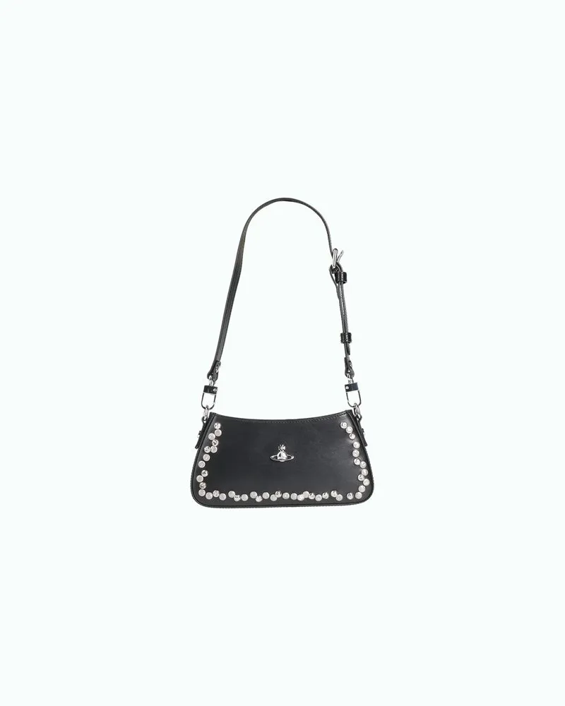 Vivienne Westwood TASHA SHOULDER PHONE BAG - TASCHEN - Schultertaschenauf YOOX.COM Schwarz