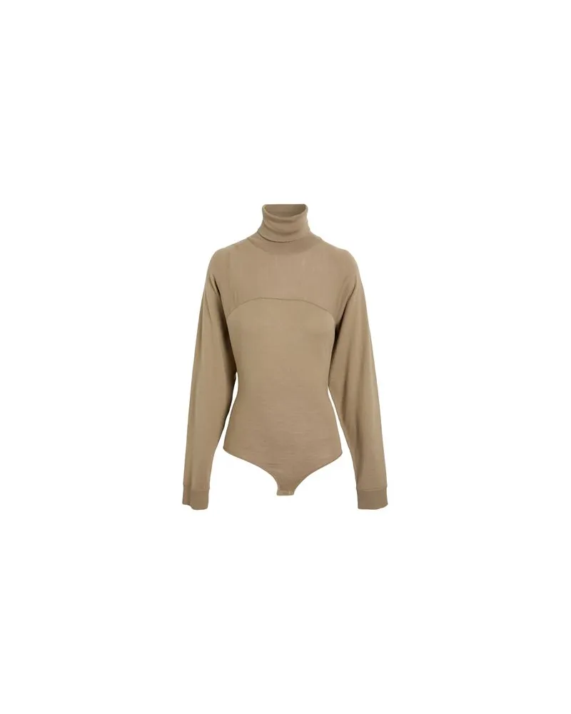 Maison Margiela STRICKWAREN - Rollkragenpulloverauf YOOX.COM Khaki