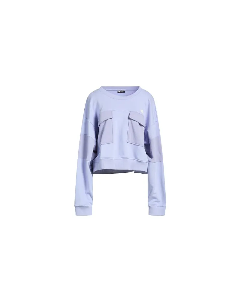 The North Face W TERRY OVERSIZED CROPPED CREW  - TOPS - Sweatshirtsauf YOOX.COM Lila