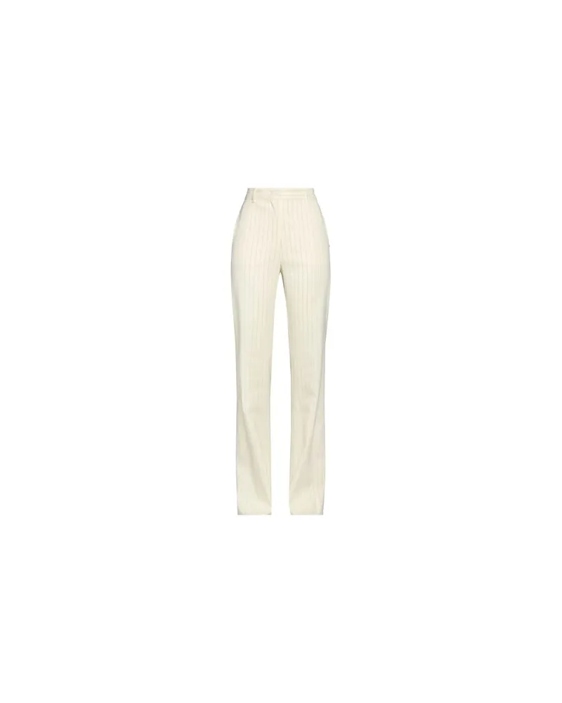SPORTMAX HOSEN & RÖCKE - Hosenauf YOOX.COM Cremeweiß