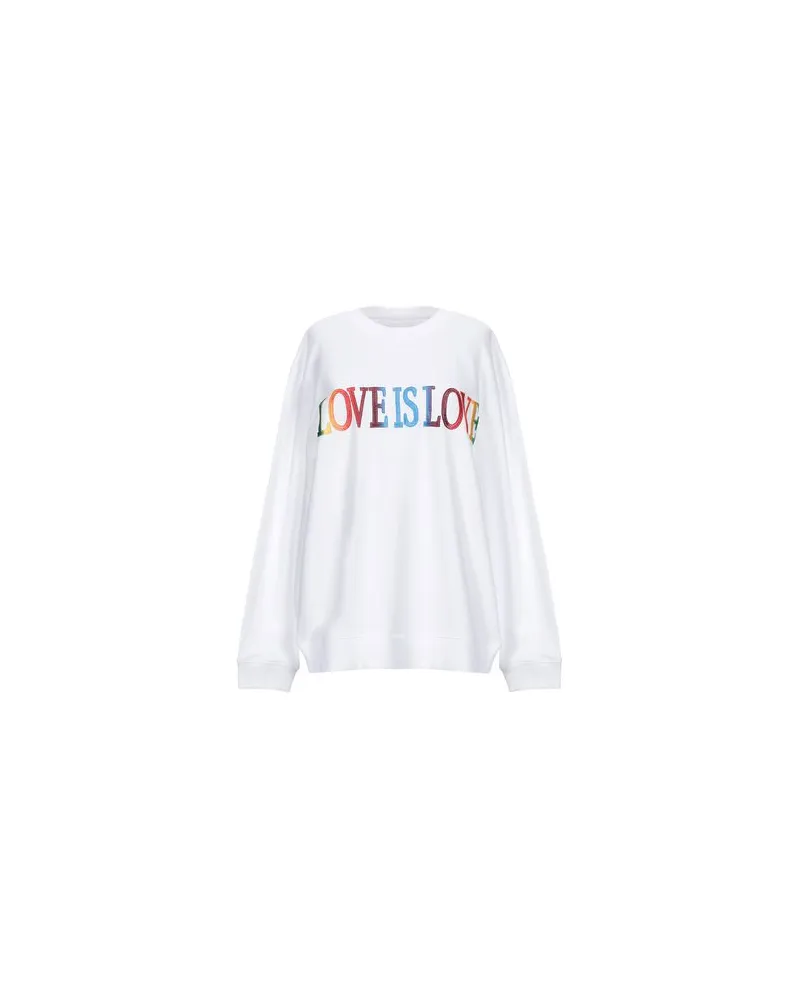 Alberta Ferretti TOPS - Sweatshirtsauf YOOX.COM Weiß
