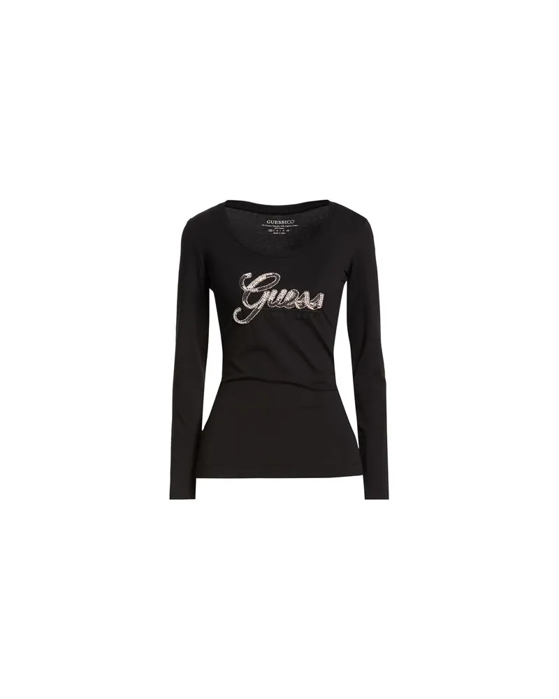 Guess TOPS - T-shirtsauf YOOX.COM Schwarz