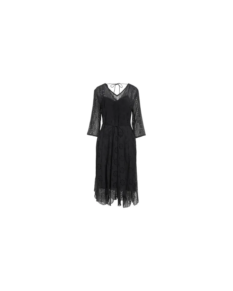 MAISON HOTEL KLEIDER - Midi-Kleiderauf YOOX.COM Schwarz