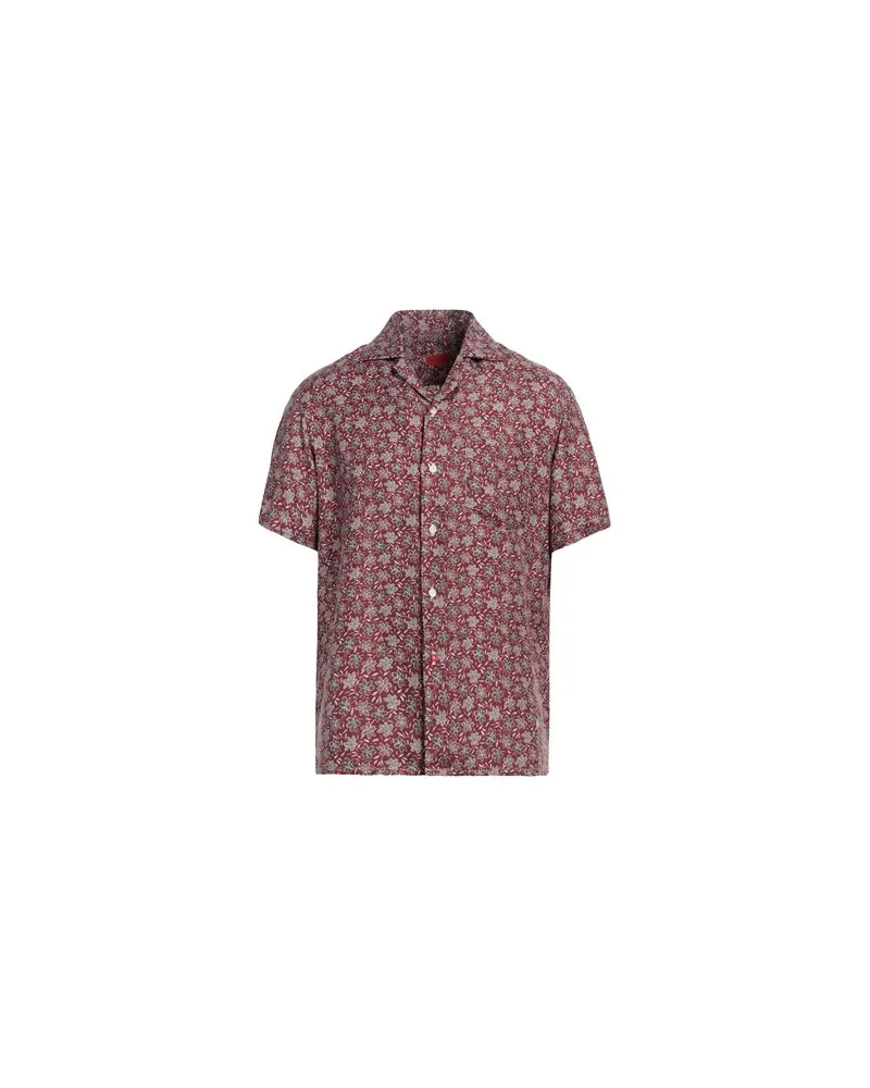 Isaia TOPS - Hemdenauf YOOX.COM Ziegelrot
