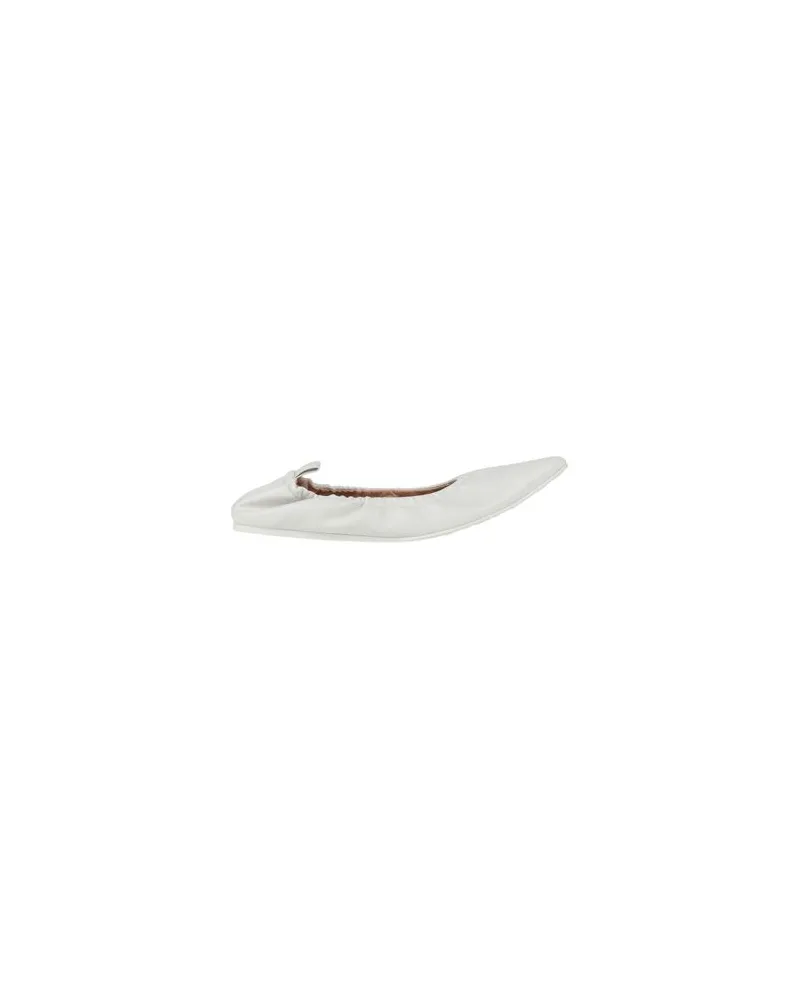 Gianvito Rossi SCHUHE - Ballerinasauf YOOX.COM Weiß