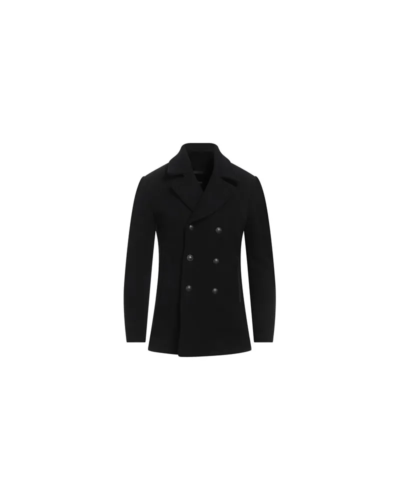 John Varvatos JACKEN & MÄNTEL - Mäntelauf YOOX.COM Schwarz