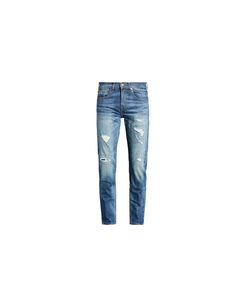 7 for all mankind HOSEN & RÖCKE - Jeanshosenauf YOOX.COM Blau