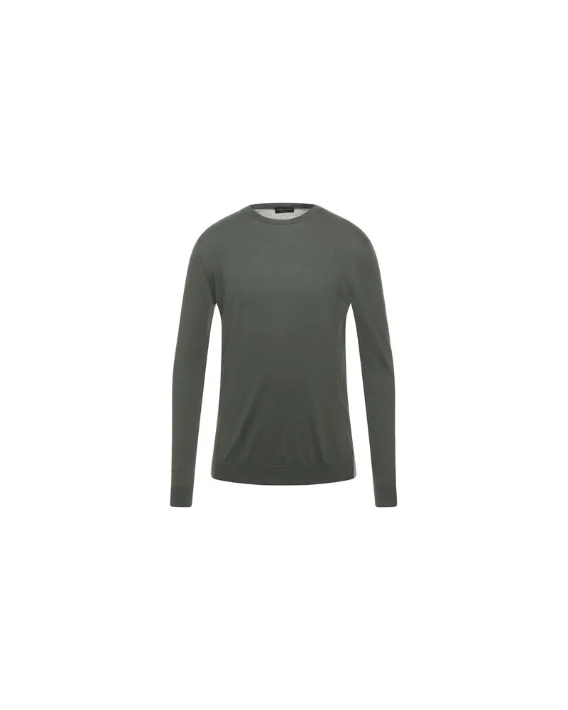 Roberto Collina STRICKWAREN - Pulloverauf YOOX.COM Dunkelgrün