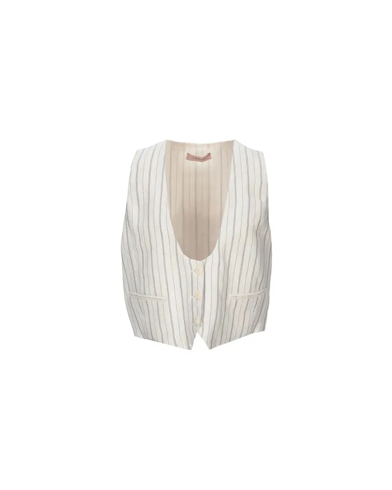 Twin-Set ANZÜGE und CO-ORDS - Couture-Westenauf YOOX.COM Elfenbein