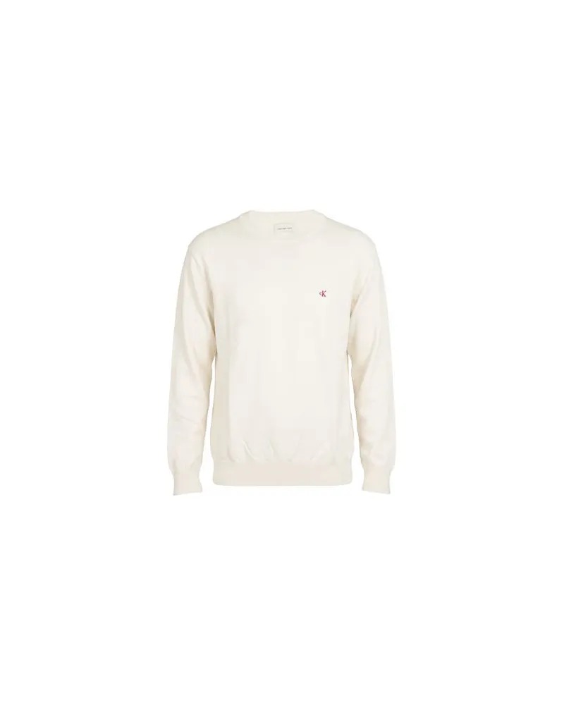 Calvin Klein STRICKWAREN - Pulloverauf YOOX.COM Elfenbein