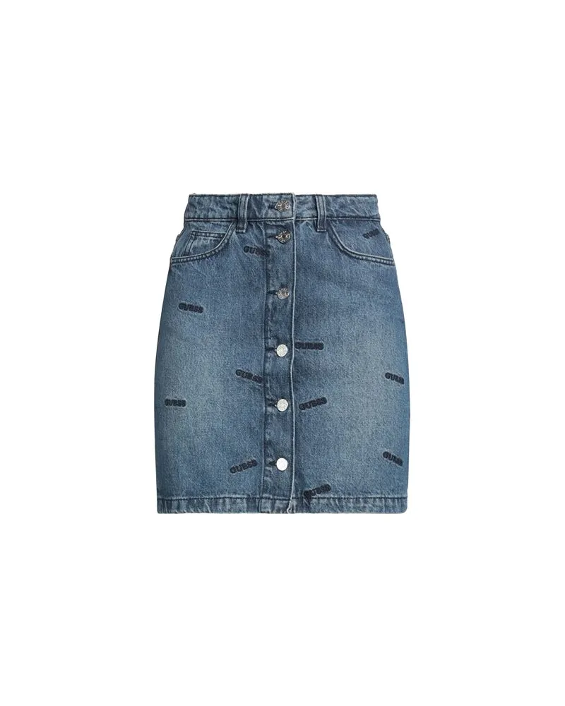Guess HOSEN & RÖCKE - Jeansröckeauf YOOX.COM Blau
