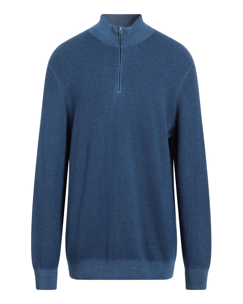 Gran Sasso Rollkragenpullover Azurblau