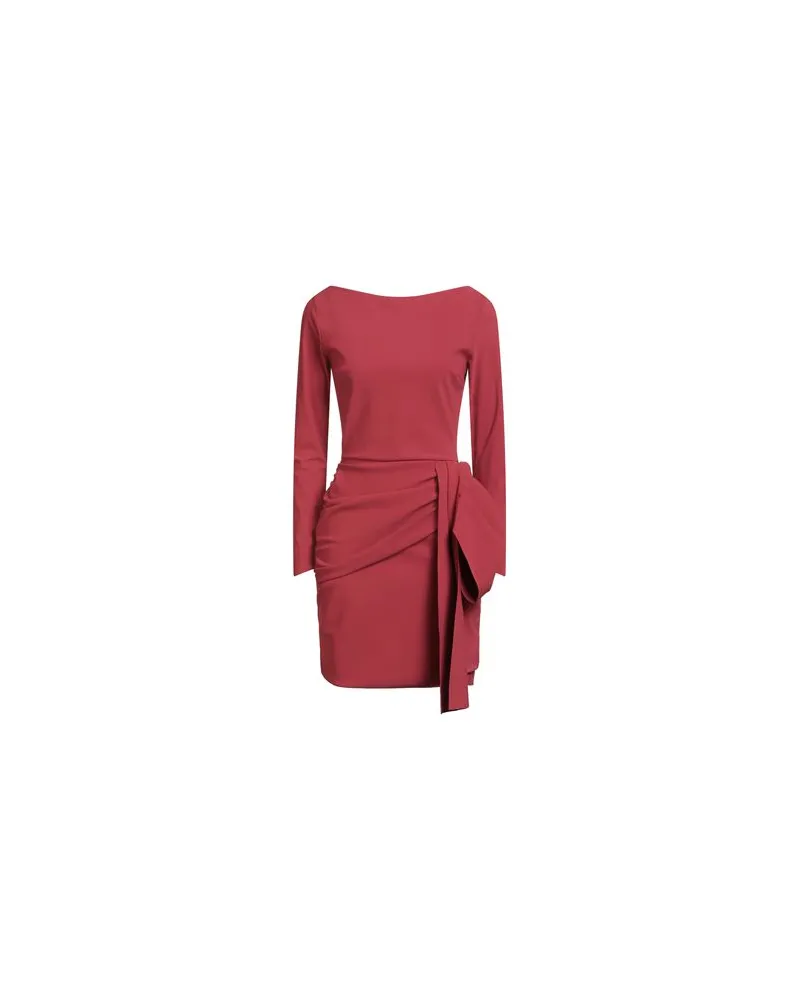 Chiara Boni KLEIDER - Mini-Kleiderauf YOOX.COM Ziegelrot