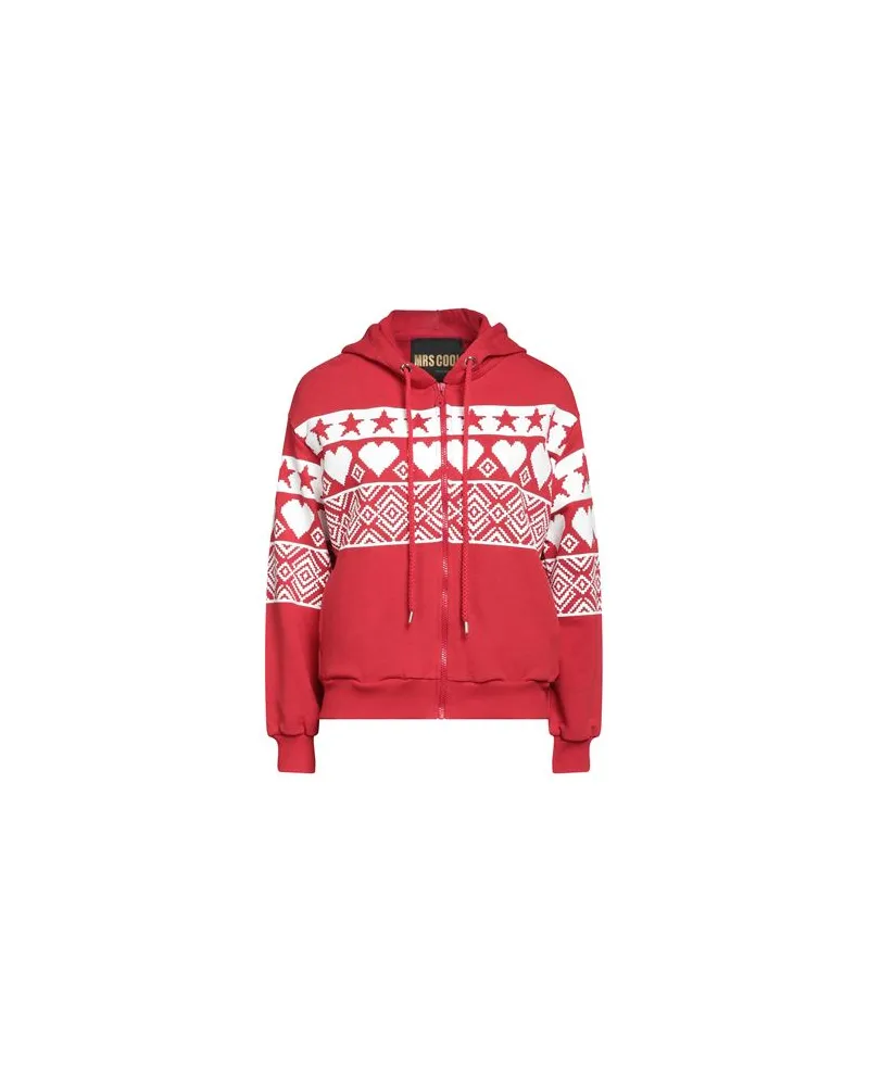Brand Unique TOPS - Sweatshirtsauf YOOX.COM Rot