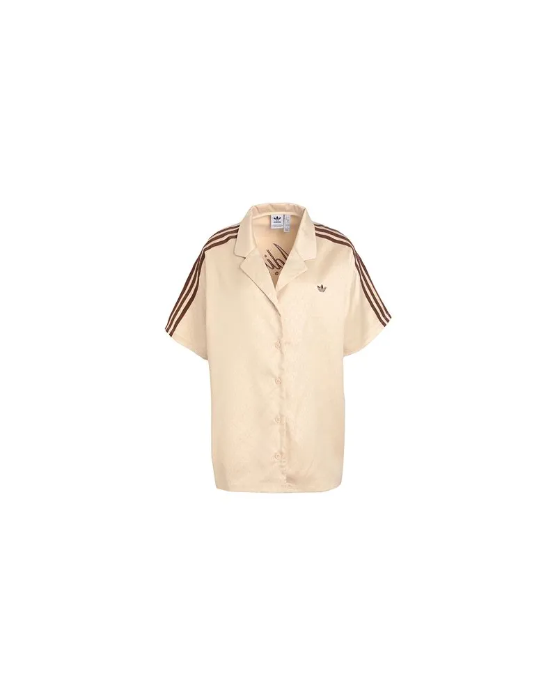 adidas MONOGRAM SHIRT - TOPS - Hemdenauf YOOX.COM Beige