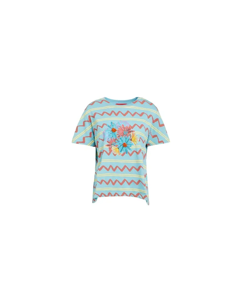 MAX&Co. CALIBRI  - TOPS - T-shirtsauf YOOX.COM Himmelblau