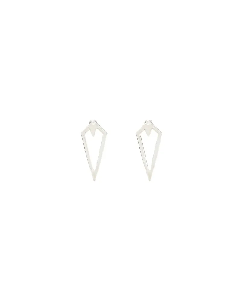 8 by Yoox GEOMETRICAL EARRINGS - SCHMUCK und UHREN - Ohrringeauf YOOX.COM Silber