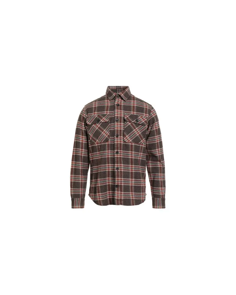 Selected Homme TOPS - Hemdenauf YOOX.COM Braun