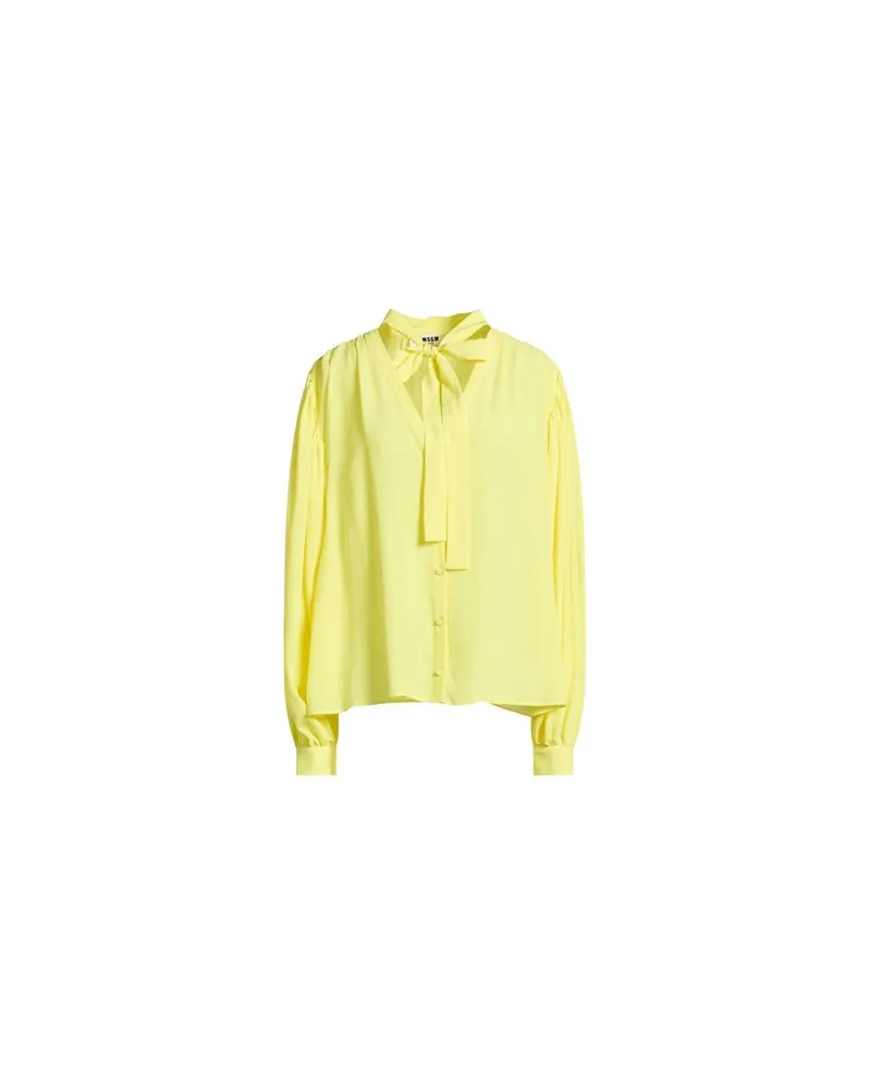 MSGM TOPS - Hemdenauf YOOX.COM Gelb