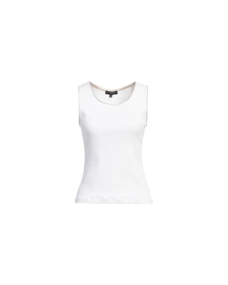 Tricot Chic TOPS - Tank Topsauf YOOX.COM Weiß
