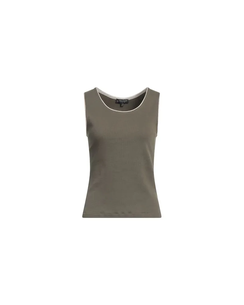 Tricot Chic TOPS - Tank Topsauf YOOX.COM Militärgrün