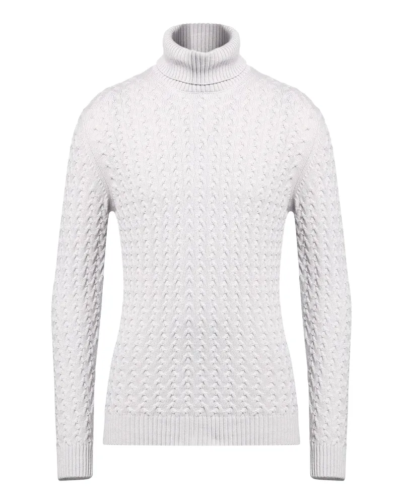 Luigi Borrelli Rollkragenpullover Grau