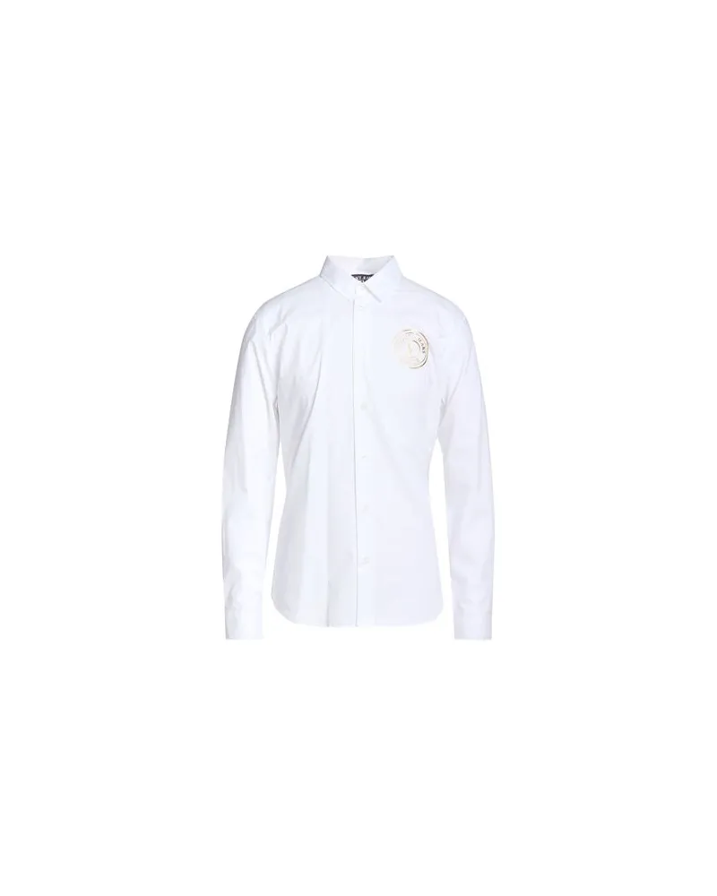 Versace Jeans TOPS - Hemdenauf YOOX.COM Weiß