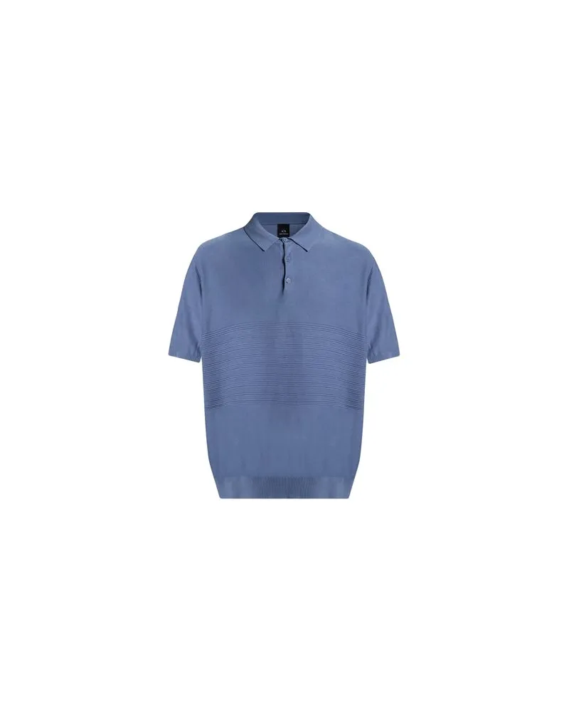 Armani Exchange TOPS - Poloshirtsauf YOOX.COM Hellblau
