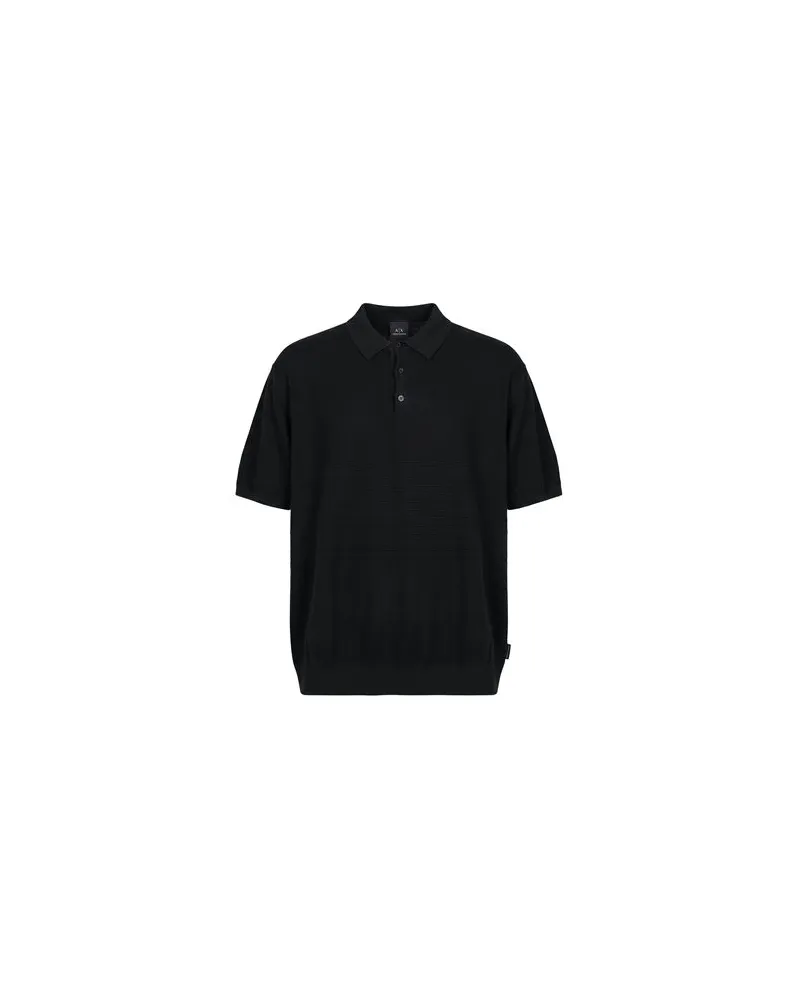 Armani Exchange TOPS - Poloshirtsauf YOOX.COM Schwarz