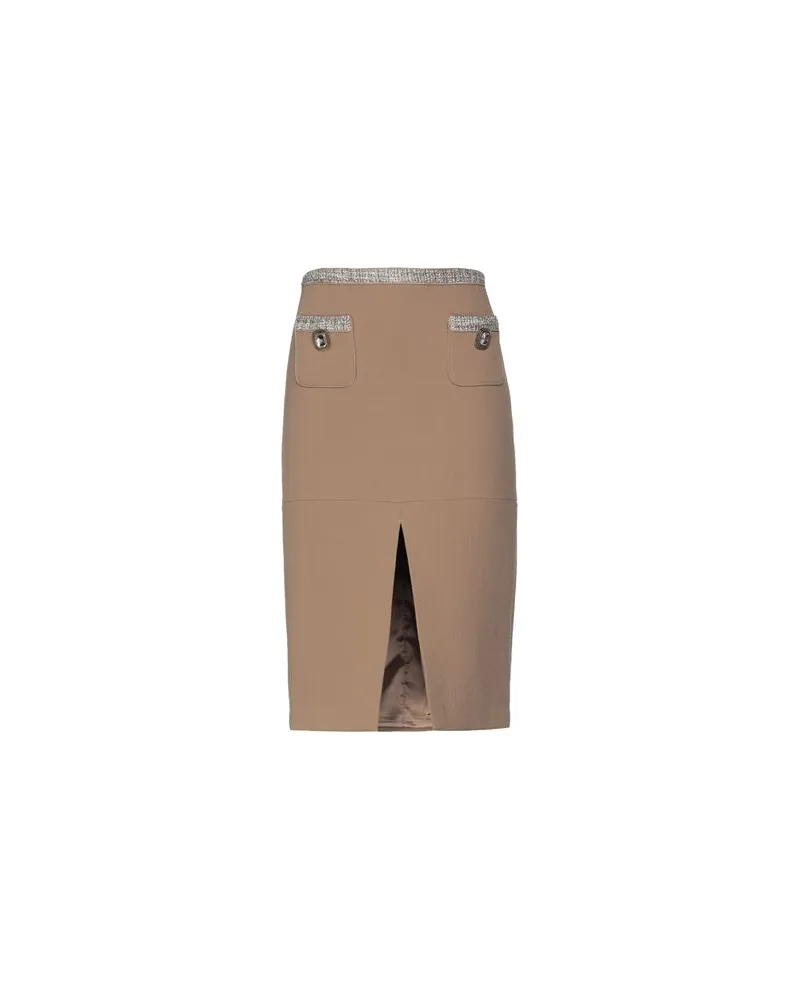 Elisabetta Franchi HOSEN & RÖCKE - Midi-Röckeauf YOOX.COM Khaki