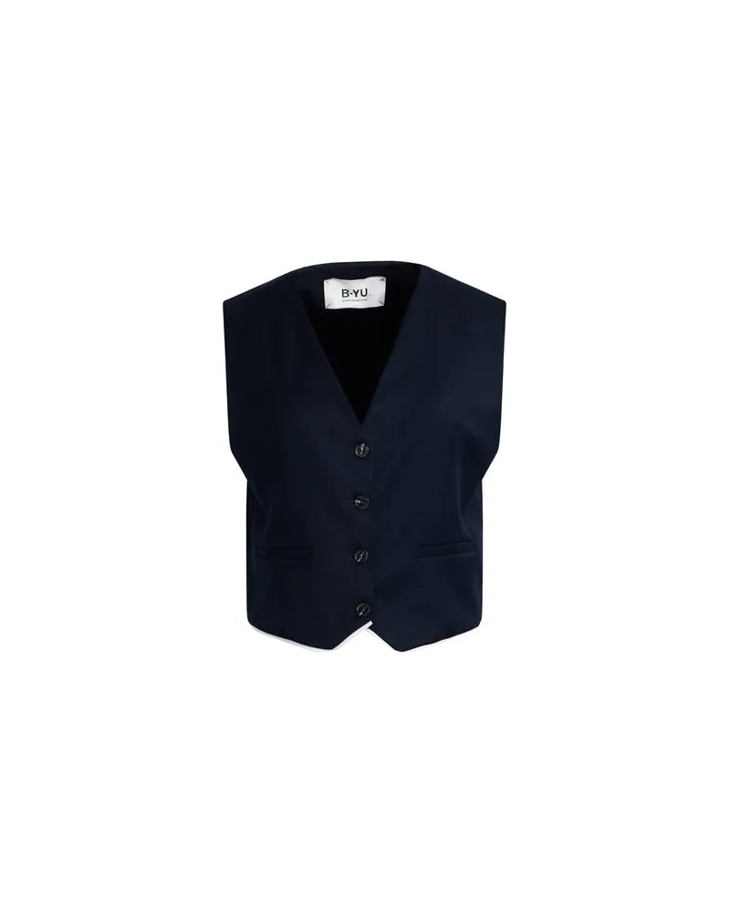 B.yu ANZÜGE und CO-ORDS - Couture-Westenauf YOOX.COM Nachtblau
