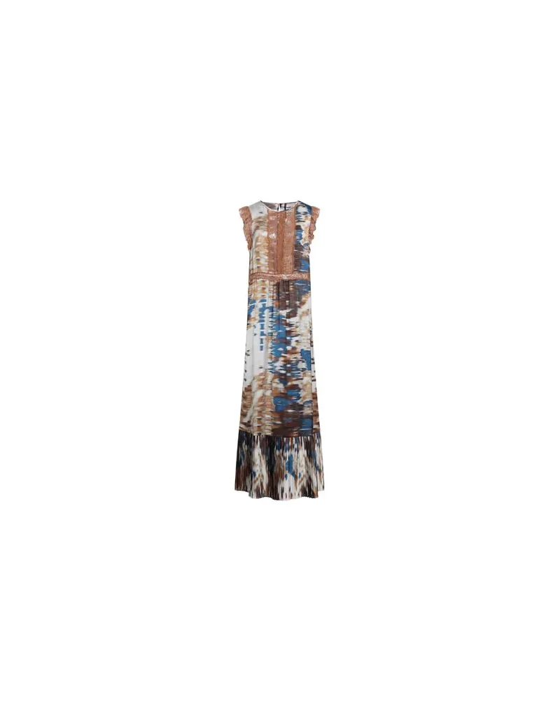 Manila Grace KLEIDER - Maxi-Kleiderauf YOOX.COM Blau