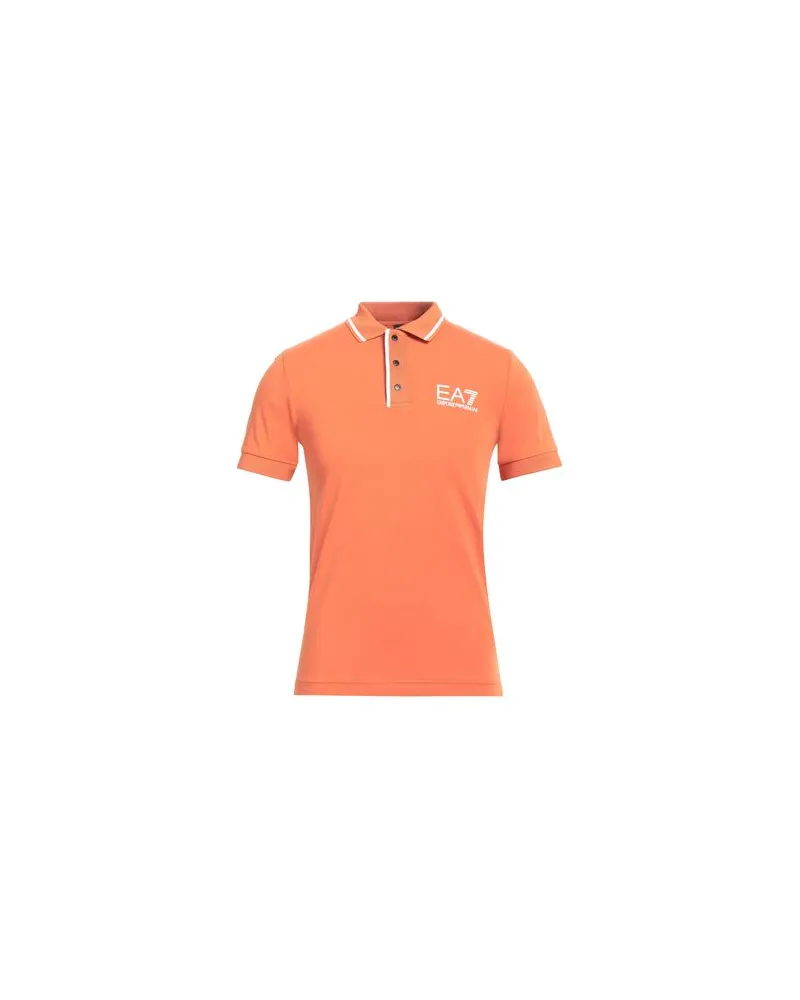 EA7 TOPS - Poloshirtsauf YOOX.COM Orange