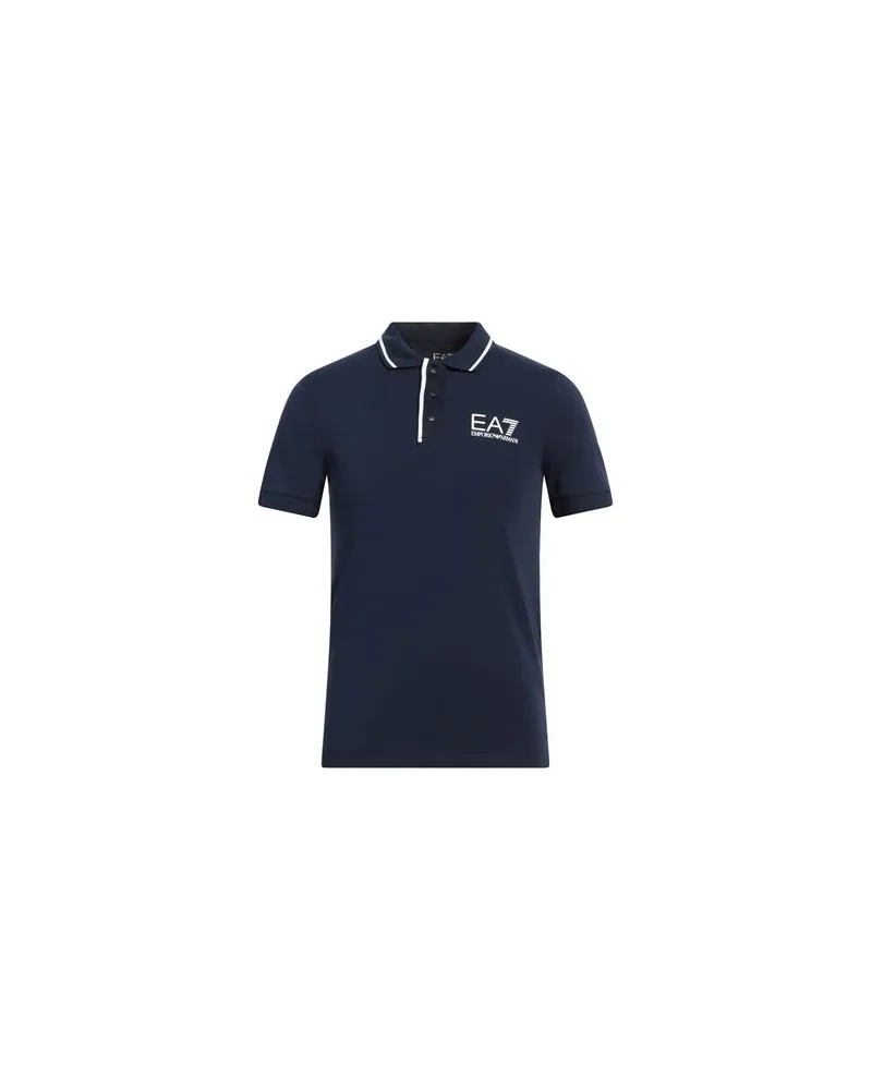 EA7 TOPS - Poloshirtsauf YOOX.COM Marineblau