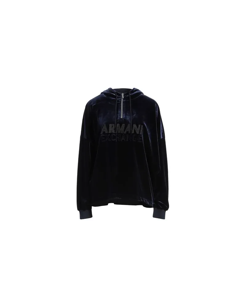 Armani Exchange TOPS - Sweatshirtsauf YOOX.COM Nachtblau