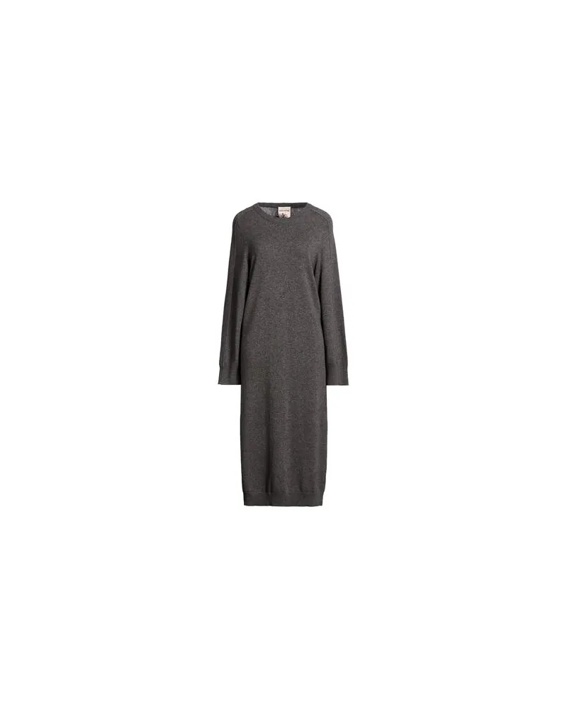 Semicouture KLEIDER - Midi-Kleiderauf YOOX.COM Grau
