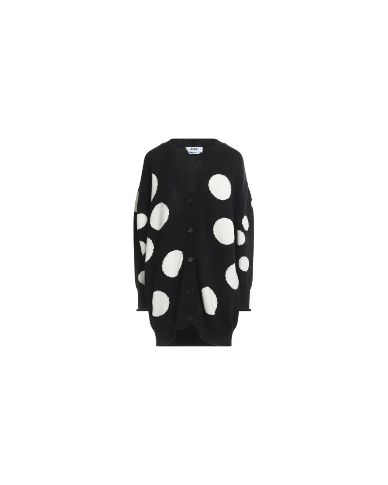 MSGM STRICKWAREN - Strickjackenauf YOOX.COM Schwarz