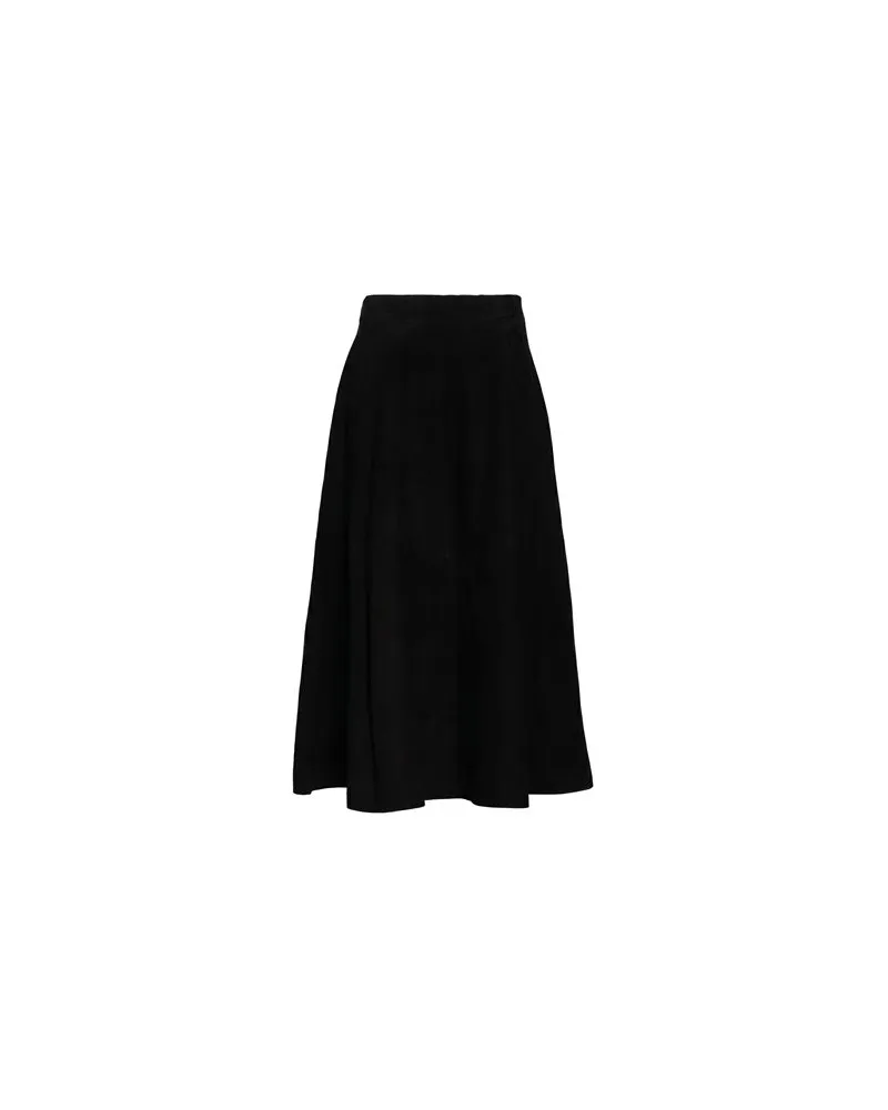 Róhe HOSEN & RÖCKE - Midi-Röckeauf YOOX.COM Schwarz
