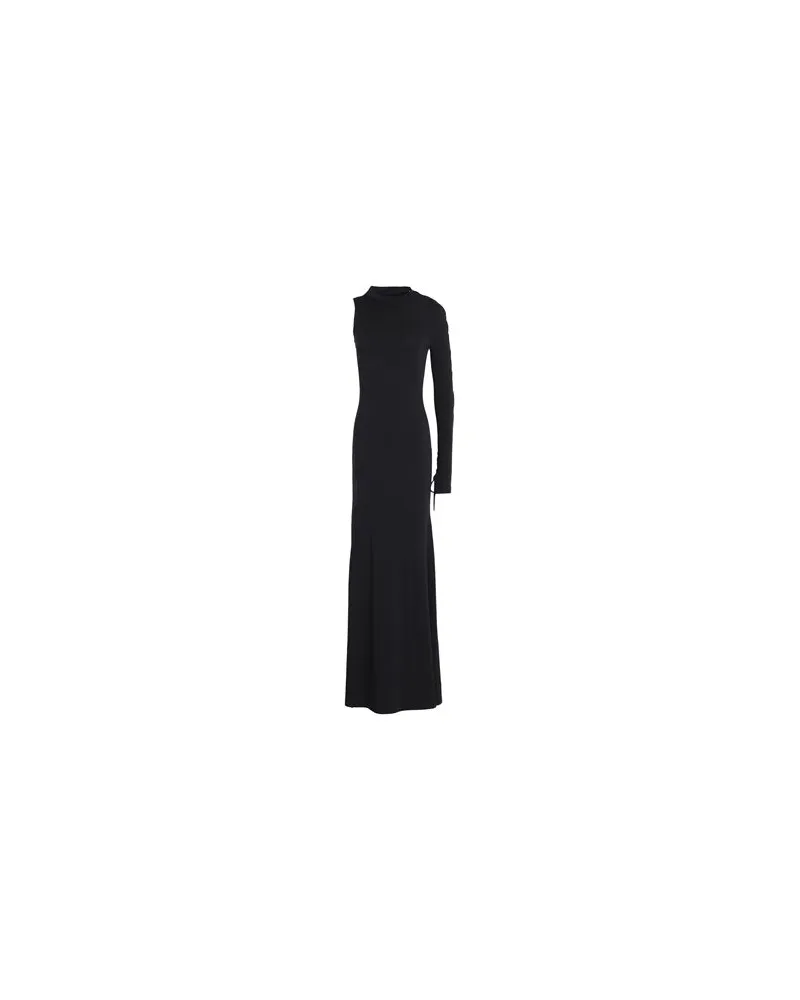 Versace Jeans KLEIDER - Maxi-Kleiderauf YOOX.COM Schwarz
