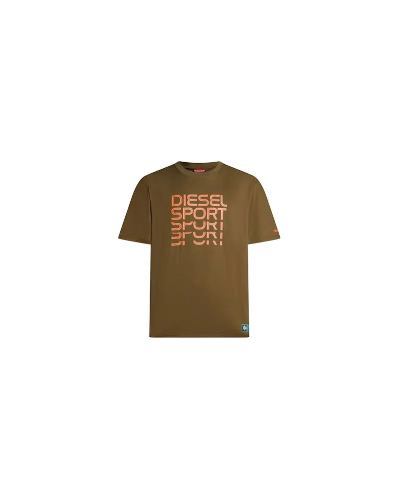 Diesel TOPS - T-shirtsauf YOOX.COM Militärgrün