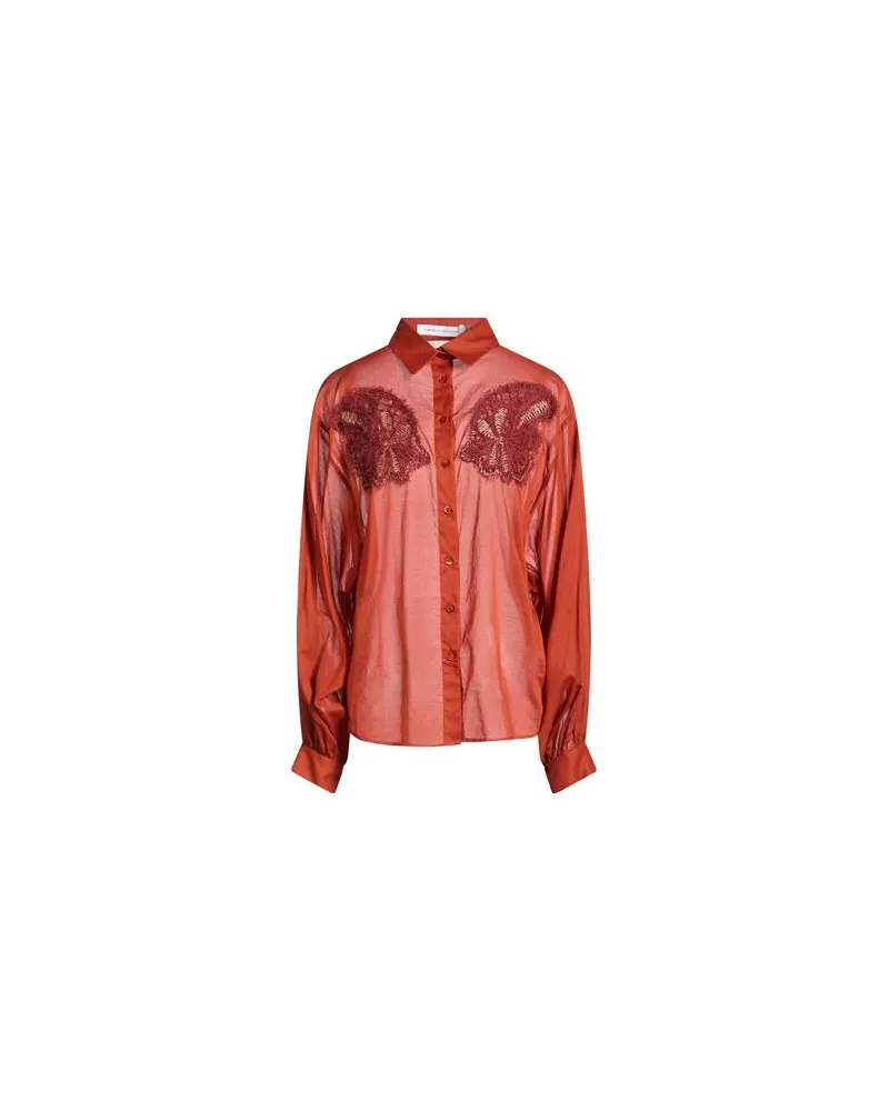 Simona Corsellini TOPS - Hemdenauf YOOX.COM Rostrot