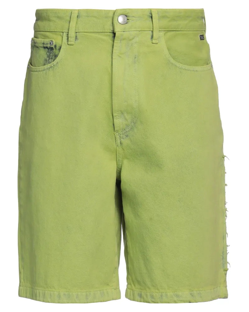 GCDS Jeansshorts Grün