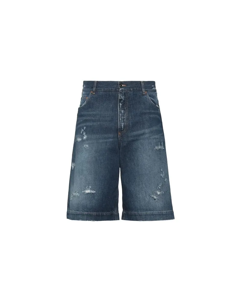 Dolce & Gabbana HOSEN & RÖCKE - Jeansshortsauf YOOX.COM Blau
