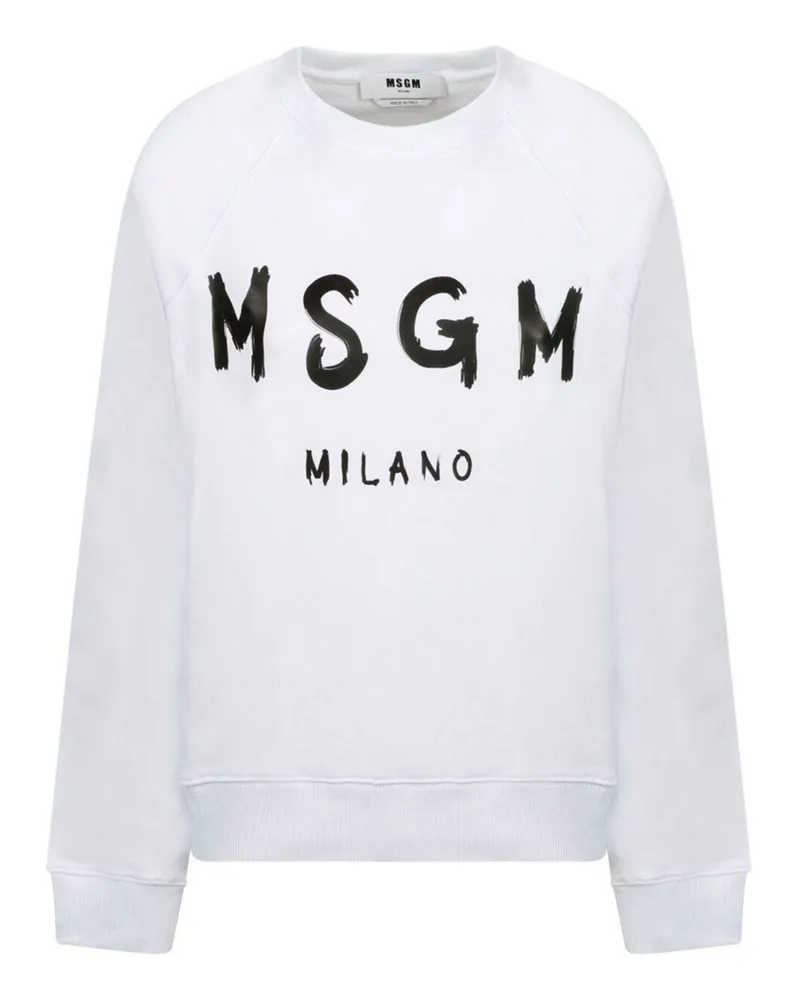 MSGM Sweatshirt Weiß