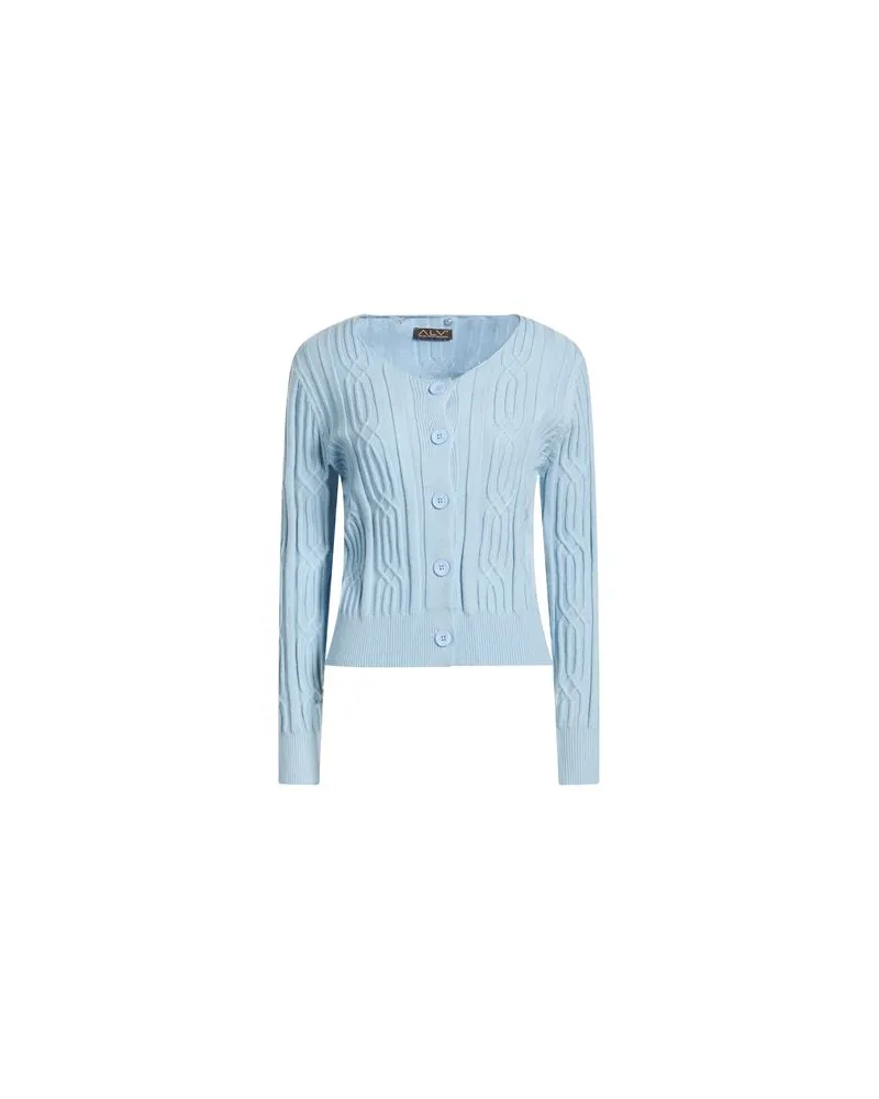 Alviero Martini STRICKWAREN - Strickjackenauf YOOX.COM Himmelblau