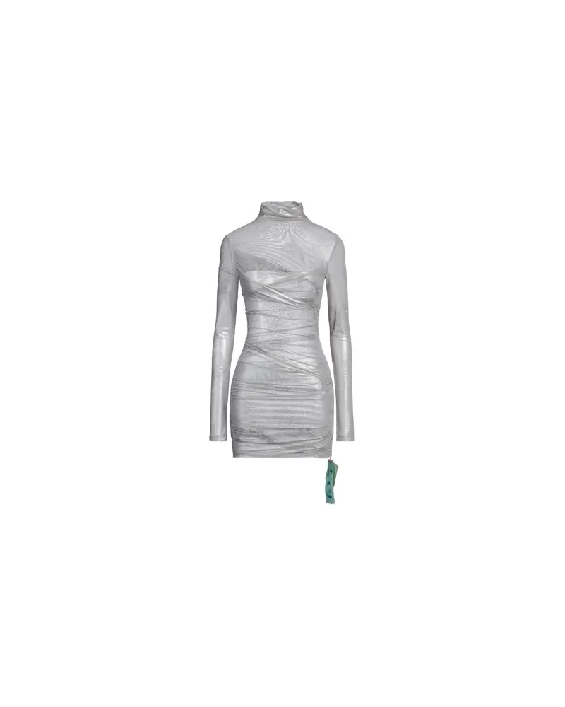 OFF-WHITE KLEIDER - Mini-Kleiderauf YOOX.COM Hellgrau