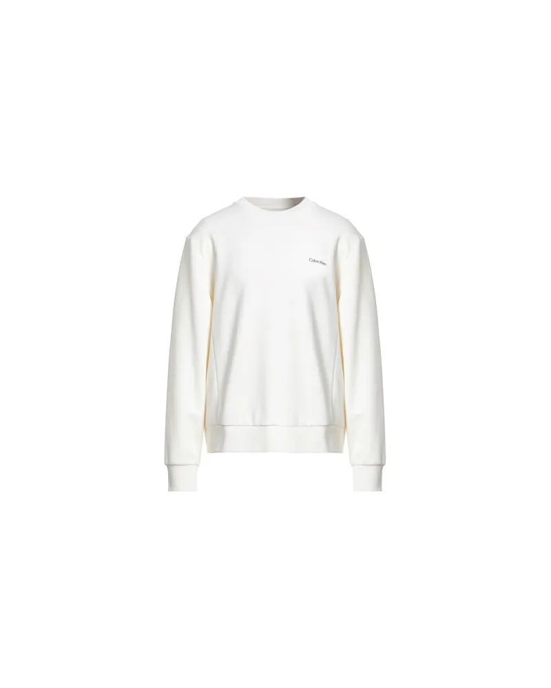 Calvin Klein TOPS - Sweatshirtsauf YOOX.COM Elfenbein