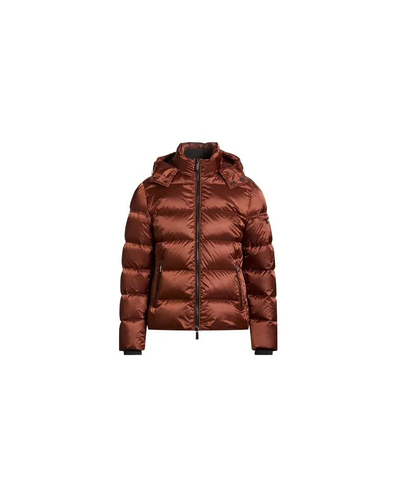 MOORER JACKEN & MÄNTEL - Pufferjacken & Daunenjackenauf YOOX.COM Braun