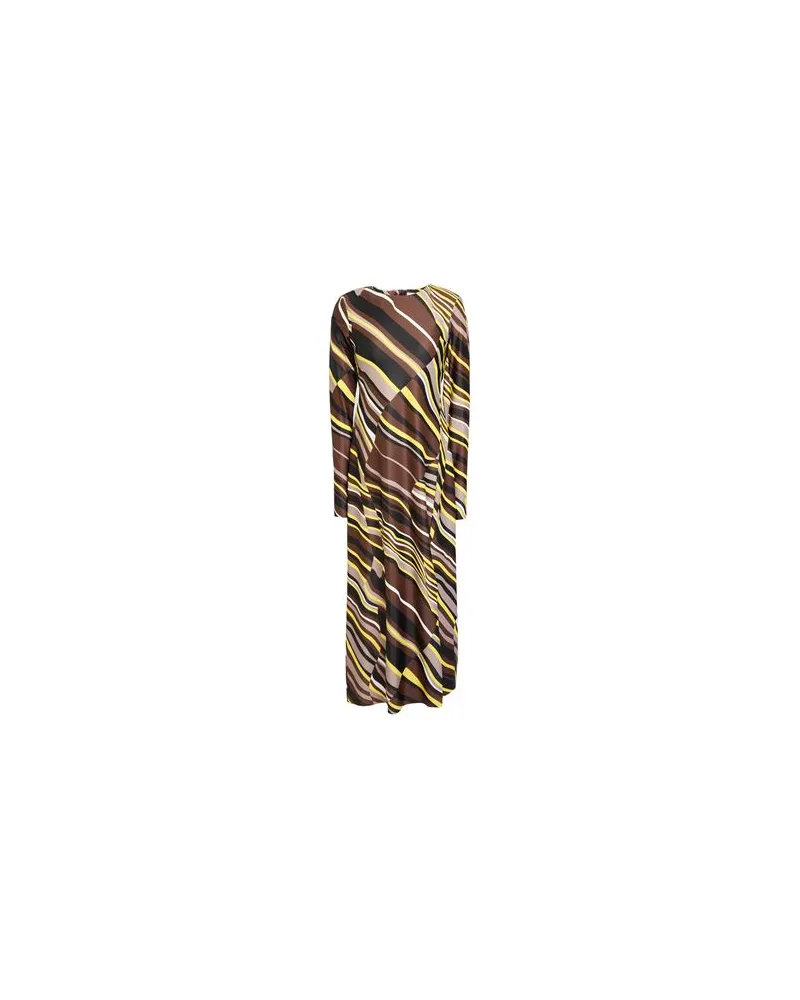 Maliparmi KLEIDER - Maxi-Kleiderauf YOOX.COM Gelb
